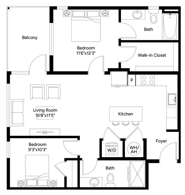 Floorplan - Terrazzo Durham