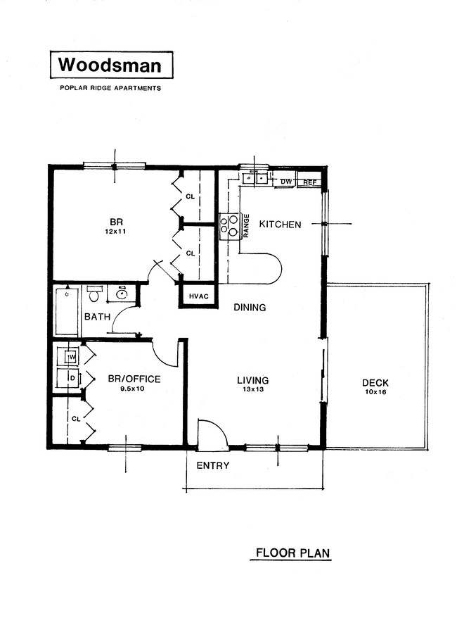 2BR/1BA - Poplar Ridge Apartments