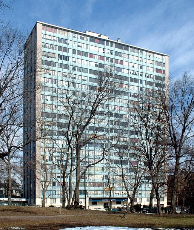 View from the south across Weequahic Park - Elizabeth Tower