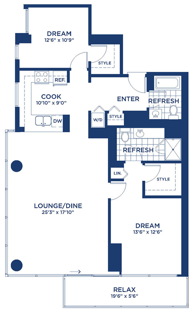 Floorplan - Burnham Pointe