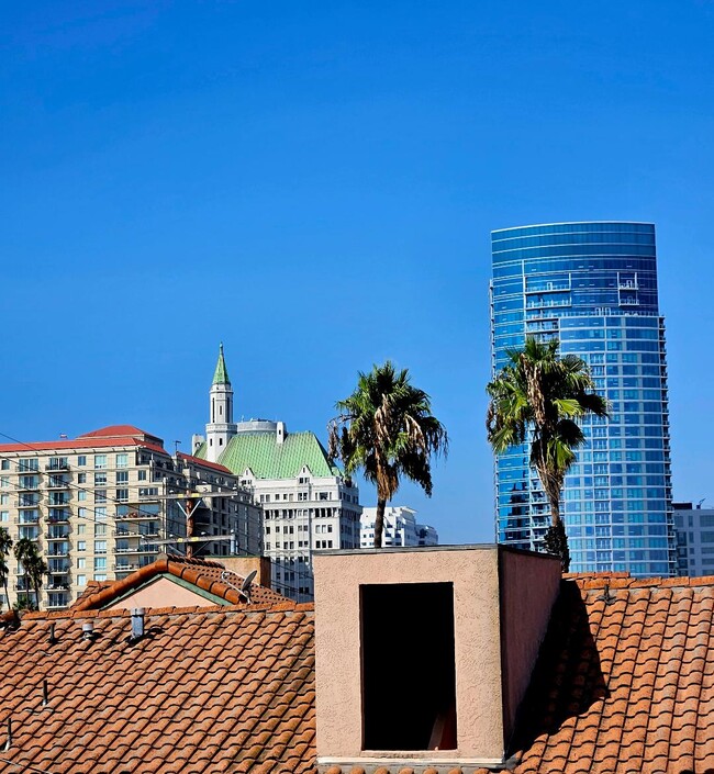 The Riviera Bldg view from Balcony - 1130 E 1st St