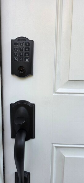 front door lock - 4114 18th Rd N