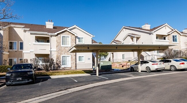 Building Photo - 3 Bed Top Floor Condo near Ft. Carson in Gated Community with detached Garage