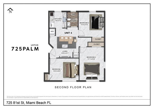 FLOOR PLAN - 725 81st St