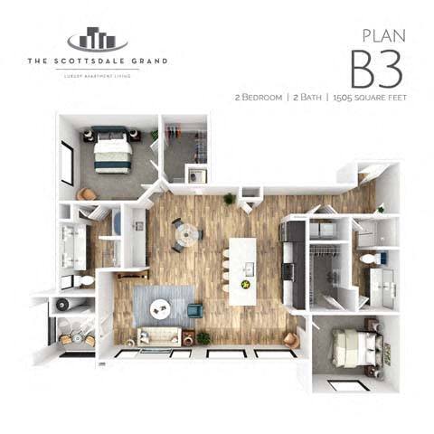 Floorplan - The Scottsdale Grand