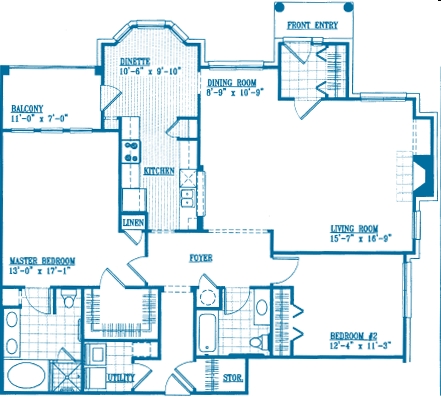 Floorplan - Westmount Apartments