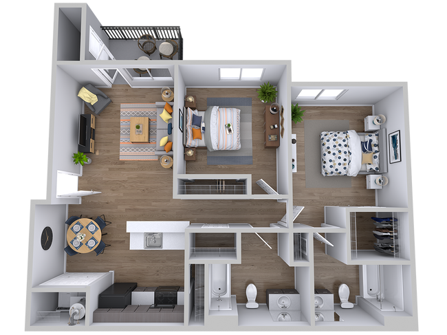 Floorplan - Radius at The Domain