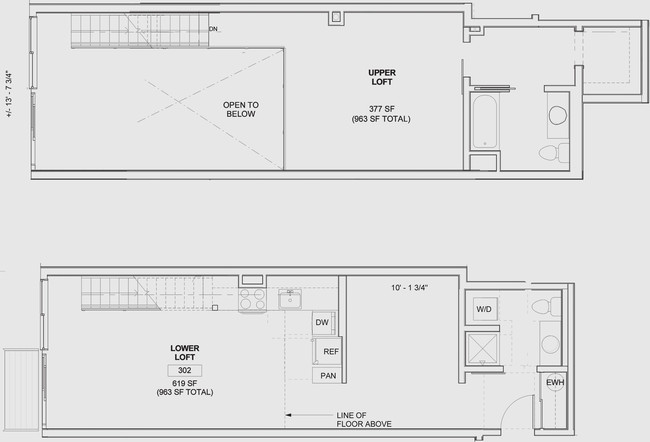 Floorplan 2 - Hollywood Lofts