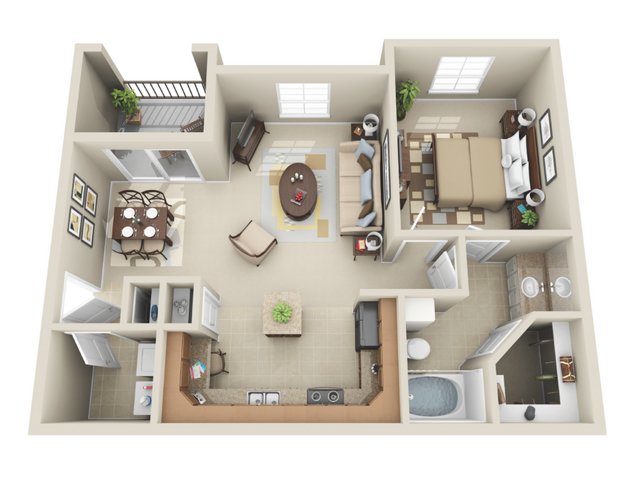 A2a Floorplan - Amalfi at Tuscan Lakes