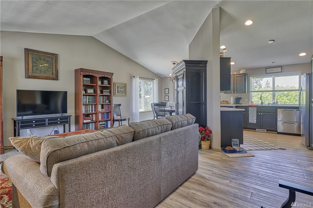 Living Room into Kitchen - 729 3rd Ave NW