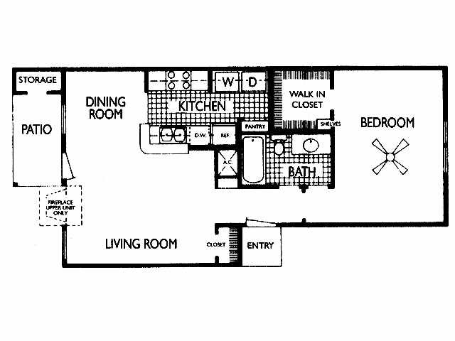 1BR/1BA - Hunters Creek Apartments