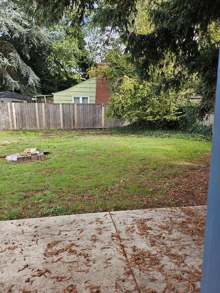 Back yard - 1765 C St NE