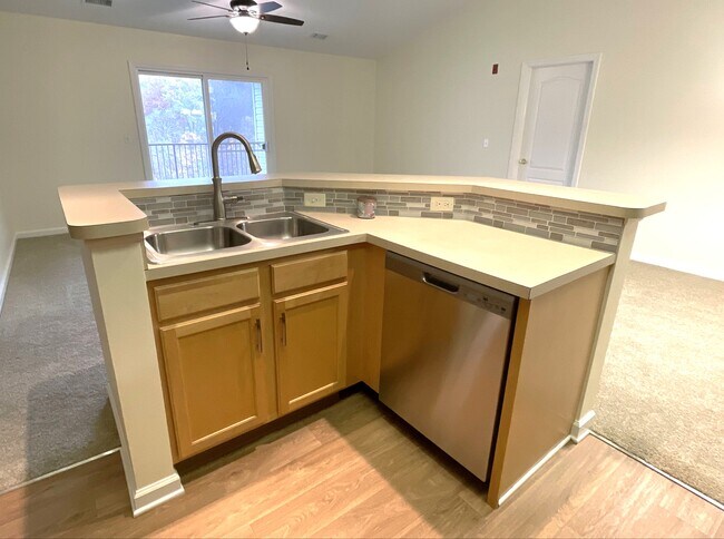 Kitchen looking into living room - 350 Hidden Ridge Ct