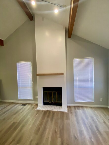Great Room Fireplace - 4613 Porter Ave