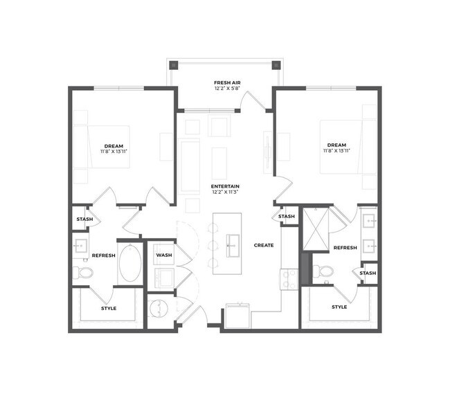 B1 Floor Plan - Conclave Glenwood