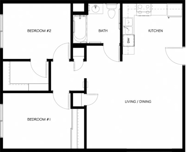 Floorplan - Ethan Terrace Apartments