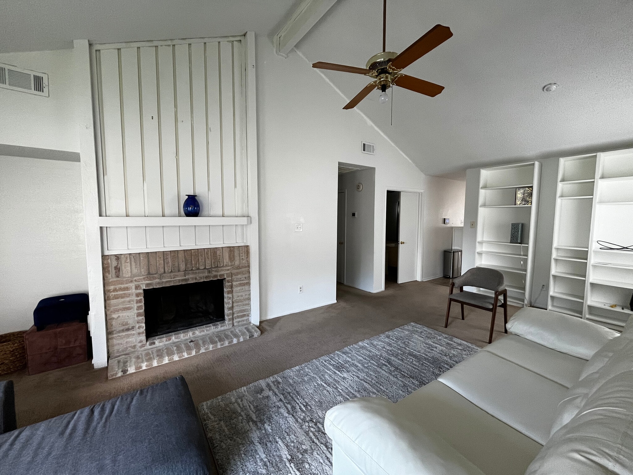 Living room fire place - 13632 Garden Grove Ct
