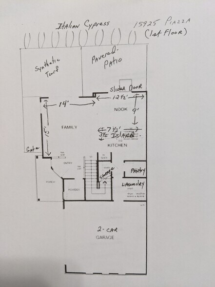 Floor Plans-Floor 1 - 15925 Piazza Way