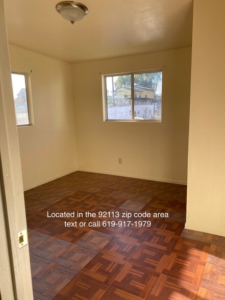 Bedroom near kitchen - 3060 National Ave
