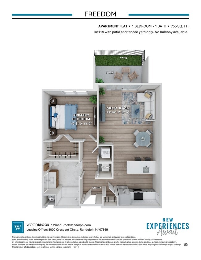 Floorplan - Woodbrook at Randolph