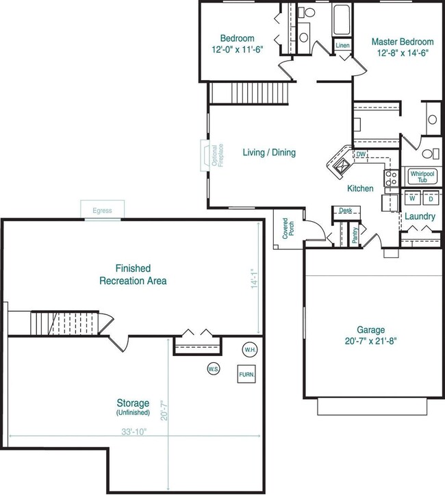 Floorplan - Foxwood and the Hermitage