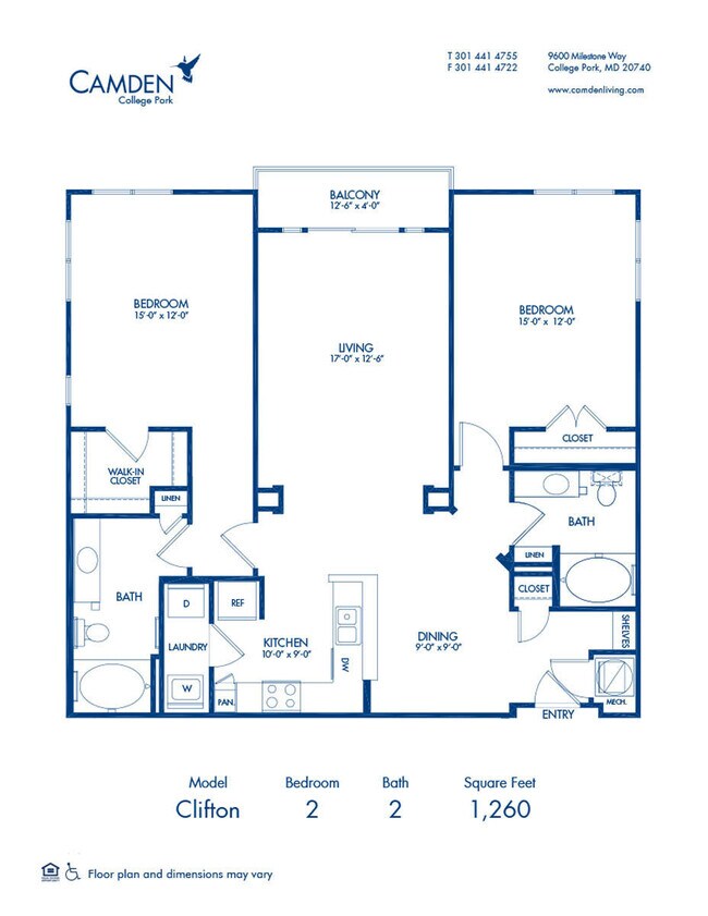 Floorplan - Camden College Park
