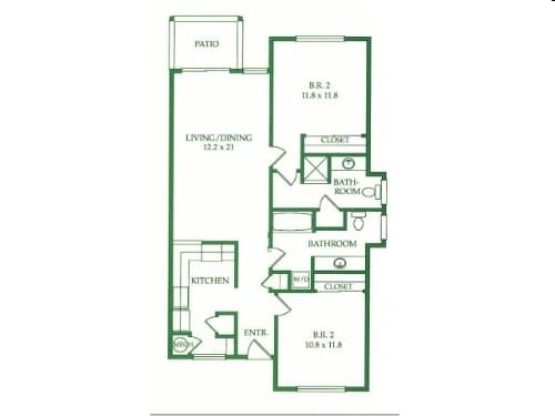 2BR/2BA - Crooked Oak at Loma Verde Preserve Apartment Homes