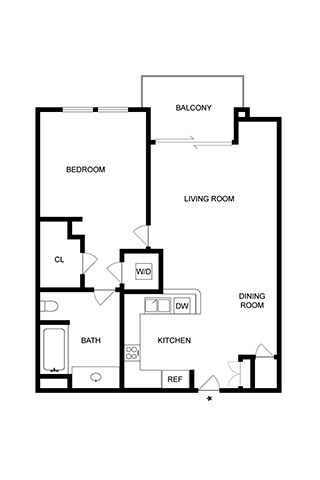 Floorplan - The Guild North Hollywood