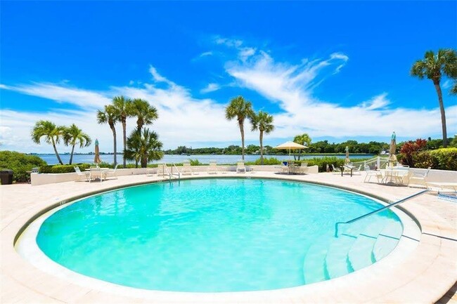 Heated pool bayside, water view - 1642 Stickney Point Rd