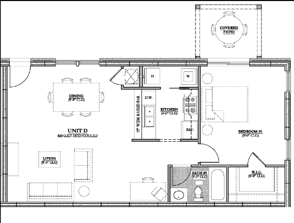 1BR/1BA - Lexington Woods Apartments