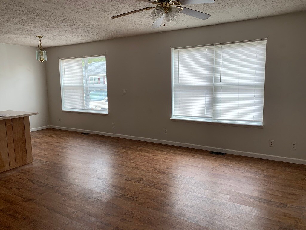 Living Room - View from front door - 225 Railroad St
