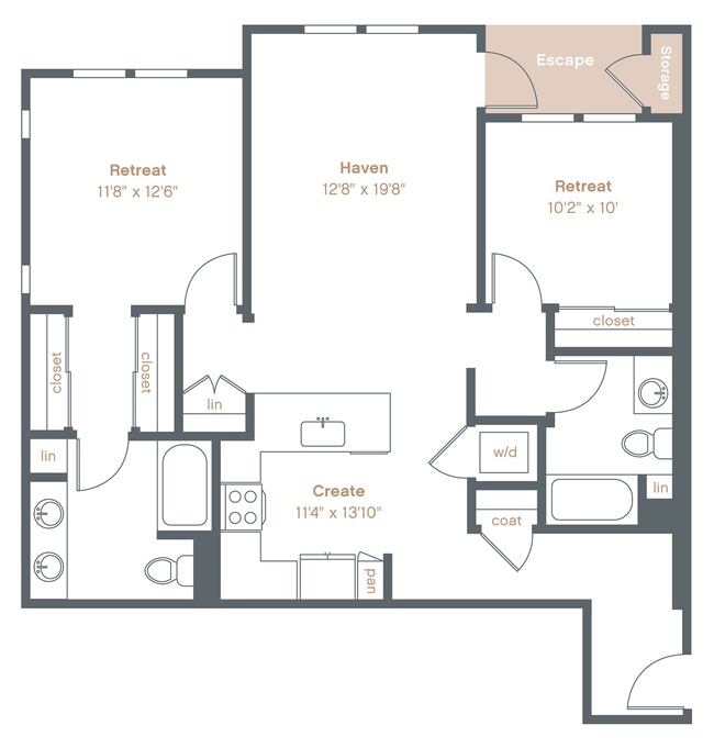 Floorplan - Alexan Downtown Danville