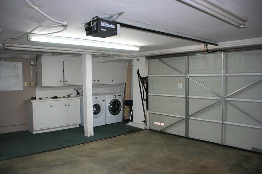 2- car garage with a lot of storage - 5266 Lindley Ave