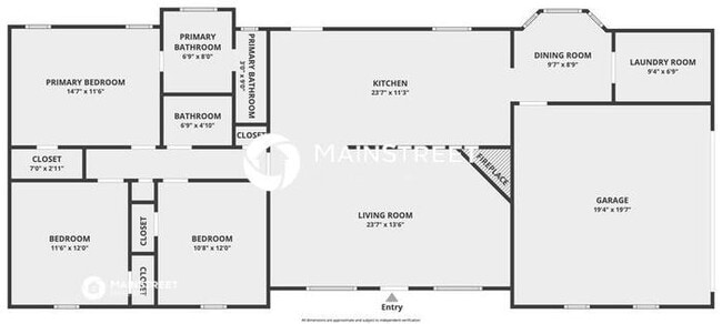Building Photo - 3 Bedroom Pet-Friendly Home in Locust Grove, GA with Main Street Renewal