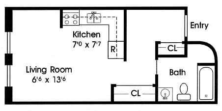 Studio - The Bateman Apartments