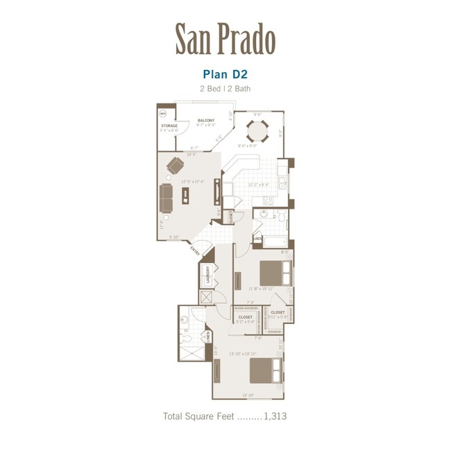 2BR/2BA - San Prado