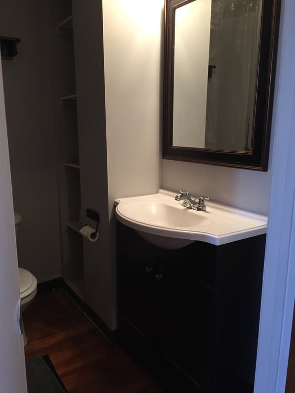 Bathroom for second floor east facing bedroom - 519 North Washington Street