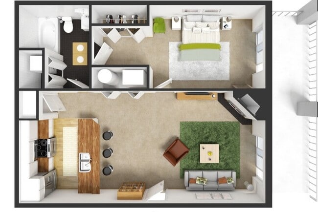 3D Floor Plan - Autumn Ridge