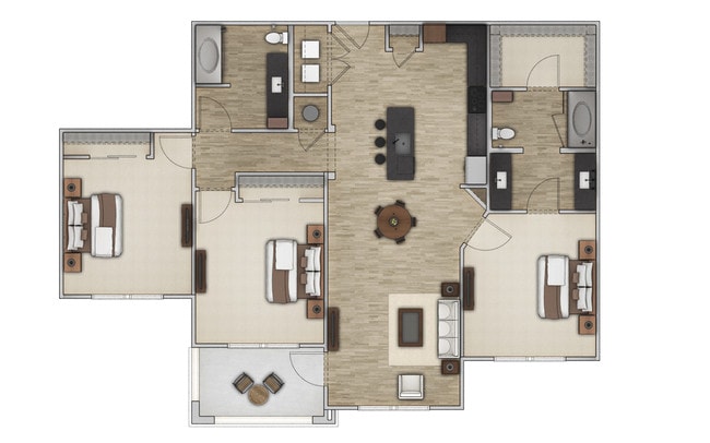 Floorplan - Messina Luxury Apartments
