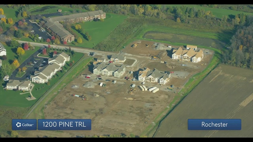 Aerial - Pinebrooke Apartments