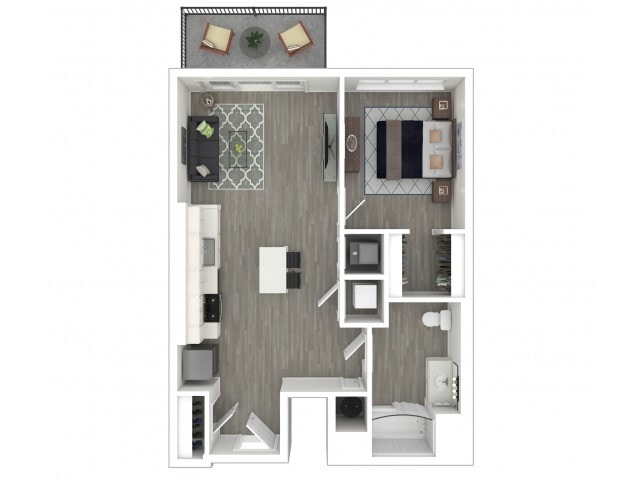 1 Bed / 1 Bath - 1647 N. Milwaukee