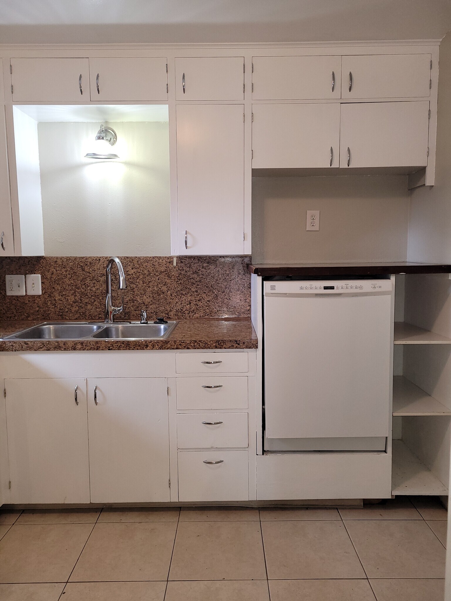 KITCHEN WITH RAISED DISHWASHER AND HIGH ARCH FAUCET - 5955 SW 179th Ave