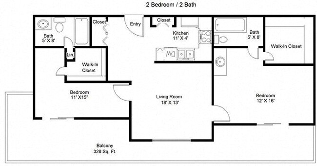 Floorplan - Crane Creek Senior Apartments