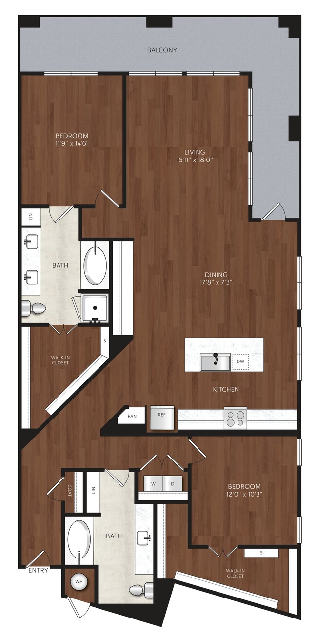 Floorplan - The Park at Katy Trail