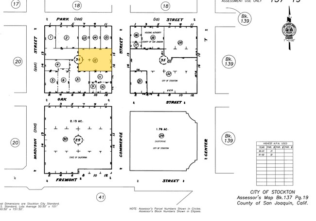 Plat Map - Renovated Apartments at 625 N. Commerce