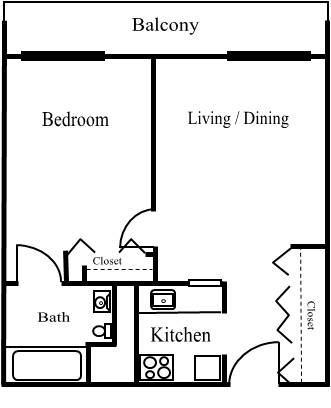 Floorplan - Springfield Towers