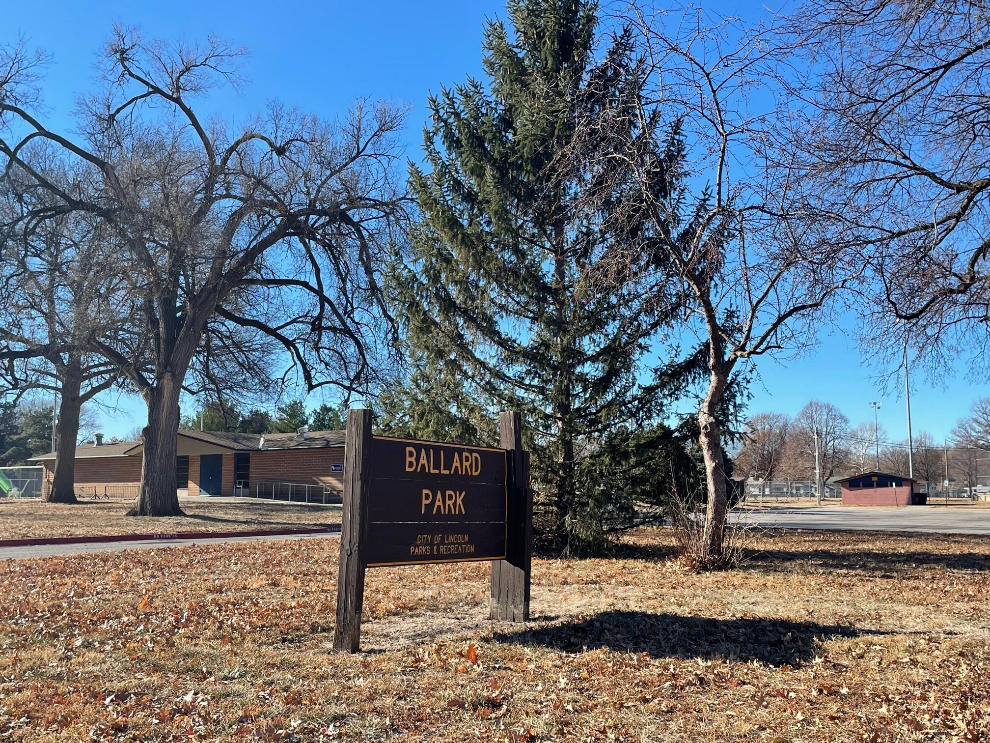 Ballard Park is caddy corner - 6604 Logan Ave