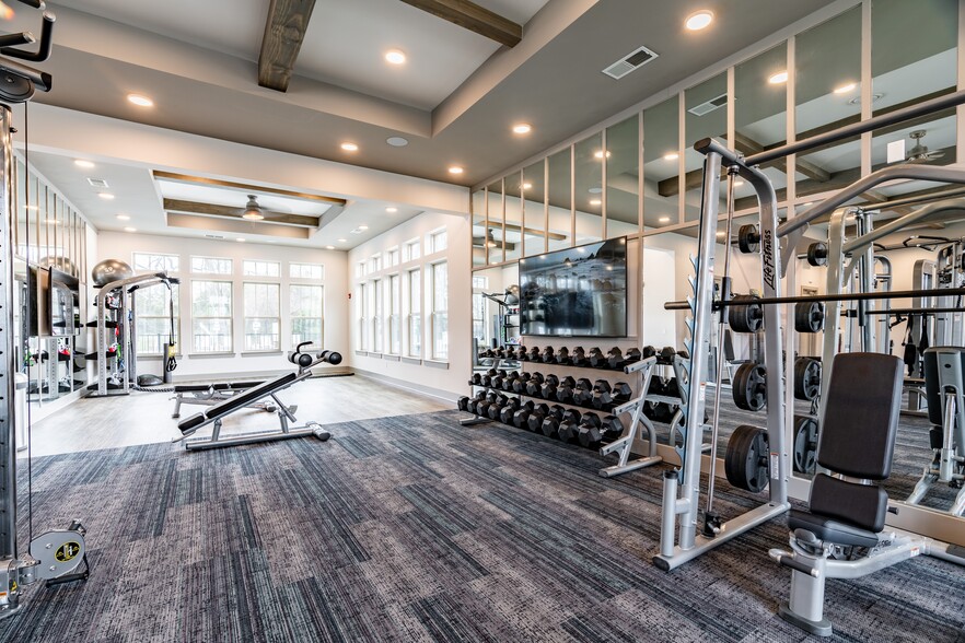 Fitness Center with Cardio and Strength Training Equipment - Bexley Mt. Juliet