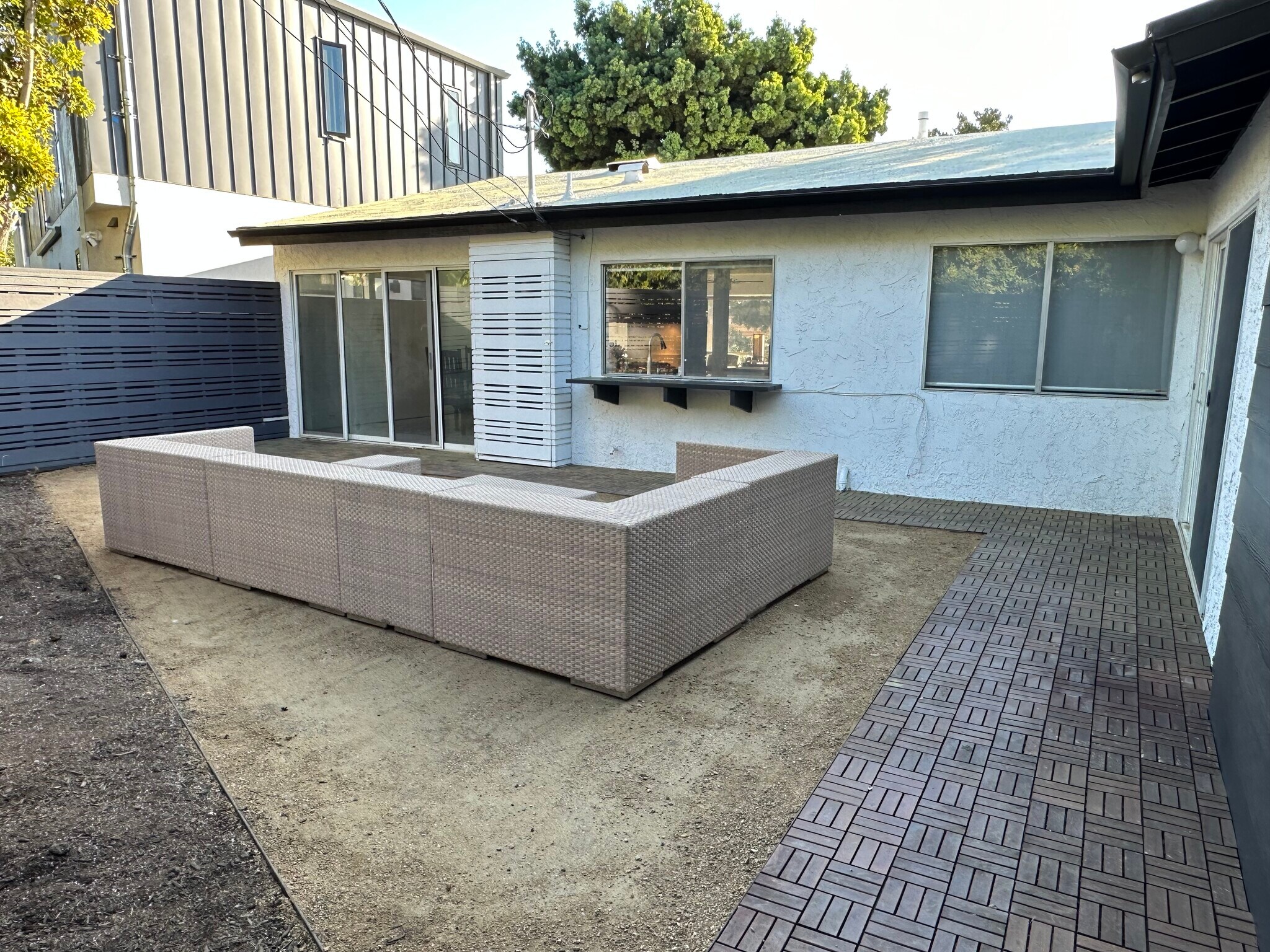 The generous backyard offers ample room for lounging - 5214 Dawes Ave