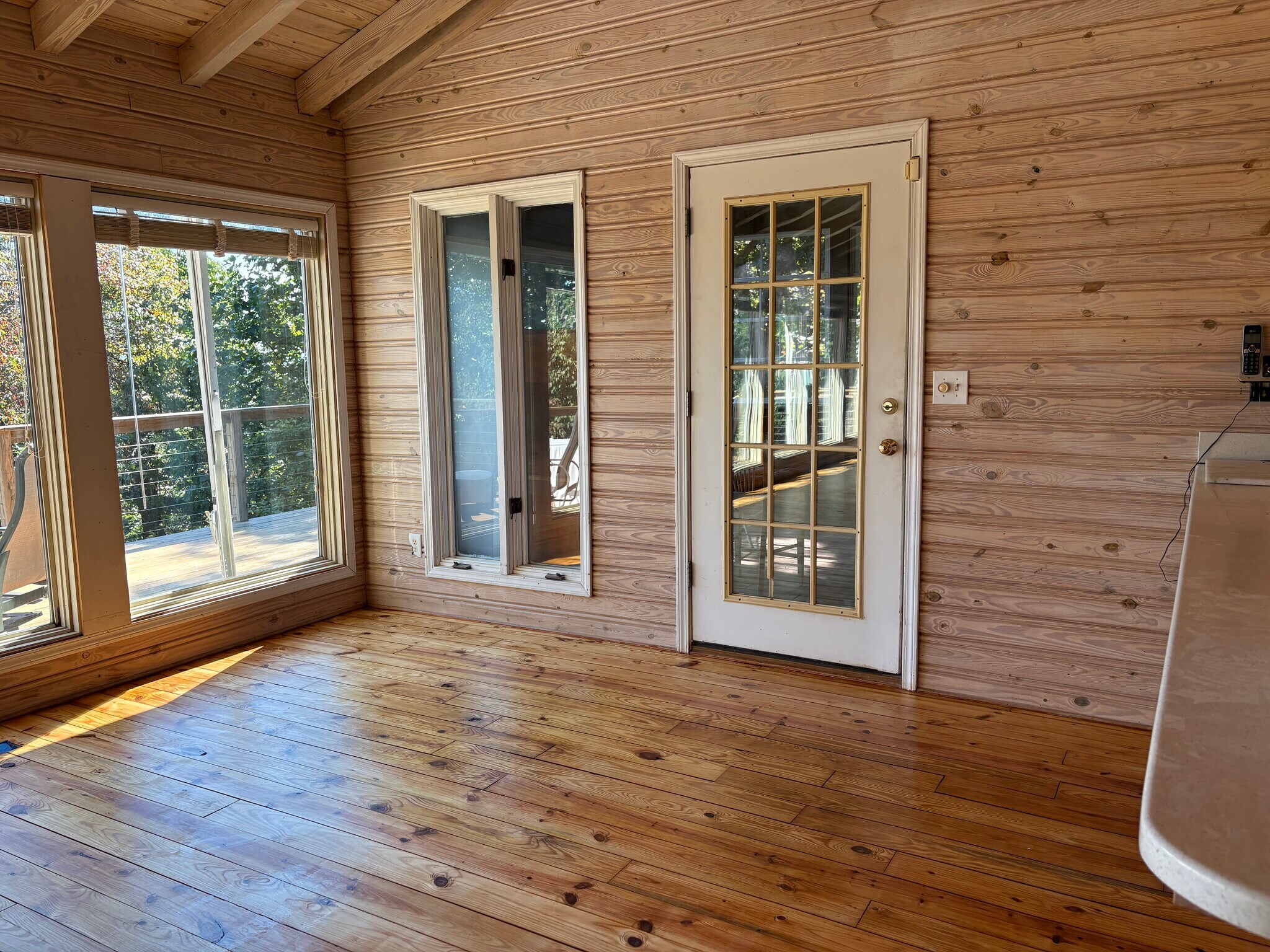View from dining room toward porch exit. - 86 Yonah Vw